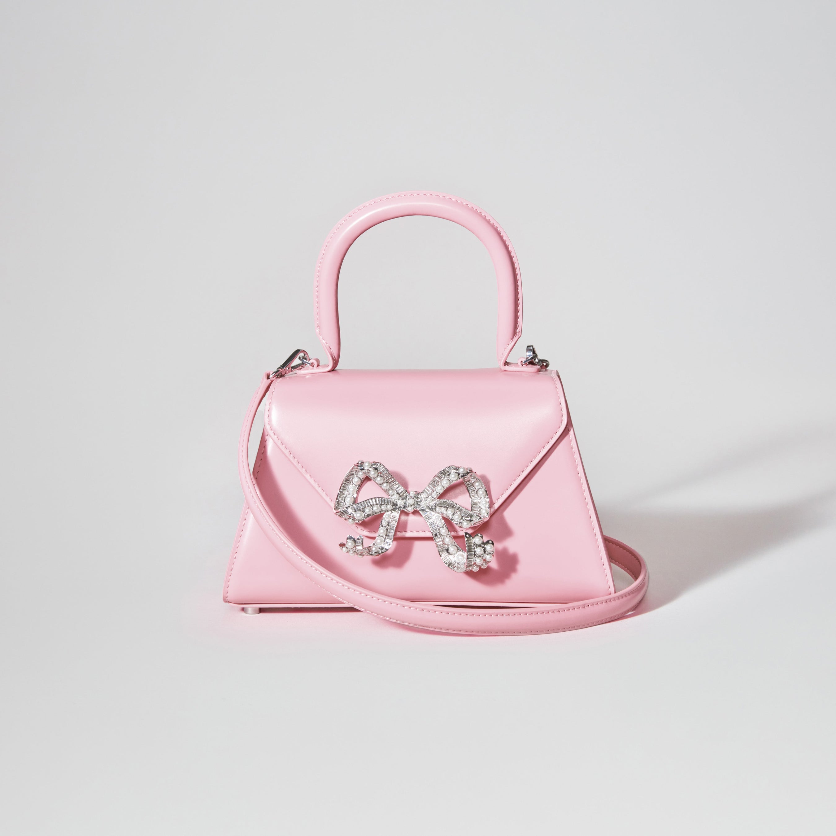 Pink Bow Envelope Mini Bag